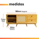 Ver imagem 3 de Balcão Buffet 1,80m 2 Portas 2 Gavetas Duqueza