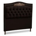 Ver imagem 1 de Cabeceira Estofada Cama Box Casal Belize 140cm Marrom