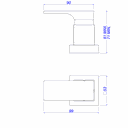 Ver imagem 2 de Acabamento para registro de gaveta até 1\ Unic 4900.CT90.PQ.MT