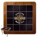 Ver imagem 2 de Mesa Madeira Azulejo 80x80cm - Base 4pé 78cm - Natural - Harley Davidson