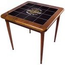 Ver imagem 3 de Mesa Madeira Azulejo 80x80cm - Base 4pé 78cm - Natural - Harley Davidson