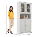 Ver imagem 2 de Armário de Cozinha 4 Portas Ac4005 Branco Decibal