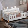 Cama de Criança Infantil de Criança Montessoriana Led Nina com Nicho Branca Incluso Lousa Mágica - 2