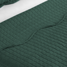 Cobre Leito Colcha Queen 3 Peças Dupla Face Micro Percal 150 Fios Matelado Mosaico Verde - 3