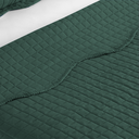 Ver imagem 3 de Cobre Leito Colcha Queen 3 Peças Dupla Face Micro Percal 150 Fios Matelado Mosaico Verde