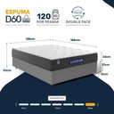 Ver imagem 3 de Cama Box + Colchão Gazin de Espuma D60 Double Face Force Up Casal 138 cm