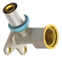 Ver imagem 2 de Cotovelo Fêmea Flange Água 20mmx1/2 Lbp - Prensar Emmeti