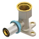 Ver imagem 1 de Cotovelo Fêmea Flange Água 20mmx1/2 Lbp - Prensar Emmeti