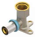 Ver imagem 1 de Cotovelo Fêmea Flange Água 20mmx1/2 Lbp - Prensar Emmeti