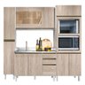 Cozinha Blumenau sem Tampo 10 Portas Branco Arezzo Bnn Decor Nicioli - 2