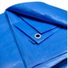 Lona 3x3 azul plastica impermeavel festa telhado multiuso - 1