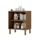 Ver imagem 2 de Balcão de 2 Portas Cozinha Clarice Amêndoa Grafite