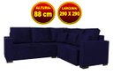 Ver imagem 2 de Facto Retratil Reclinavel 2,90Mx2,90M Linho Azul