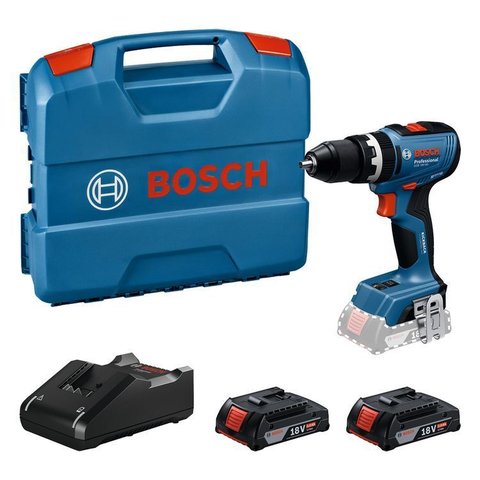 Parafusadeira Furadeira Bosch Gsb 18v-65 com 2 Baterias 2ah e Carregador