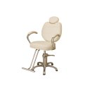Ver imagem 1 de Cadeira Fixa Hidráulica de Salão de Beleza - Cabeleireiro e Barbearia - Bege