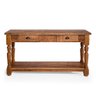 Aparador Mesa Rústico Decorativo em Madeira Maciça Bh 150cm com Pés Torneados - Natural - 1