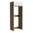 Ver imagem 1 de Porta Geladeira Ágata 1 Porta Basculante Rustic Branco