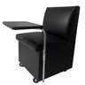 Cadeira de Manicure Profissional Preto Luxo Corino - 4