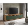 Rack para Tv Jersey 2.20m 3 Gavetas Cedro/verde Oliva - Casa D - 3