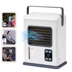 Ventilador Climatizador e Ar Frio Portátil Silencioso Bivolt