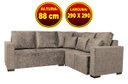 Ver imagem 2 de Facto Retratil Reclinavel 2,90Mx2,90M Linho Bege