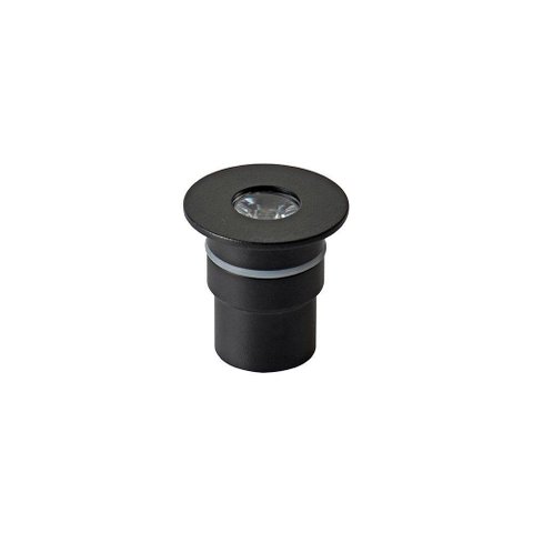 Embutido de Solo Led Nordecor Sisa 6394 2w 12v Preto 3000k Luz Amarela 3000k