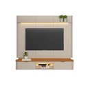 Ver imagem 2 de Painel para Tv até 70 Polegadas Ferrara 2 Portas Canela/off White - Linea Brasil
