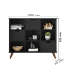 Ver imagem 3 de Nicho Organizador Lila Retrô c/ 3 Gavetas Preto