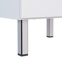 Ver imagem 3 de Balcão Para Cozinha de Aço 2 Portas 3 Gavetas e Porta Tempero Gaia 120 Com Tampo Cozimax Preto
