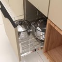 Ver imagem 2 de Gaveta Aramada Deslizante 34,5cm com Corrediças Largas Fruteira Cozinha Cromada Dimec