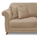 Ver imagem 6 de Sofá Decorativo 180cm 2 Lugares com 4 Almofadas Armstrong Suede Bege - Gran Belo