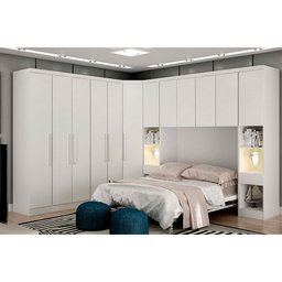 Modulo Safira Casal para Guarda Roupa em Mdf 1 Porta Novo Horizonte - 4