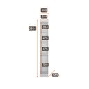 Ver imagem 3 de Modulo Safira Casal para Guarda Roupa em Mdf 1 Porta Novo Horizonte