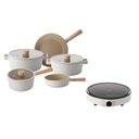 Ver imagem 1 de Conjunto Fika Pérola + Fogão de Indução Fika 110v Pérola