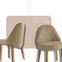 Ver imagem 6 de Sala de Jantar Mesa Florida 220cm Tampo Laqueado com Vidro e 8 Cadeiras Suiça