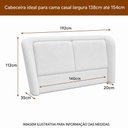 Ver imagem 3 de Cama Japonesa com Cabeceira Casal Blind Haru Facto Off White - Sallar Home