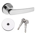 Ver imagem 1 de Fechadura Pado Concept 401-40 Externa Tetra Roseta Redonda Escovado