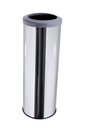 Ver imagem 1 de Lixeira Inox Aro Esmaltado 30 Litros Área Gourmet Cozinha Banheiro - Cinza