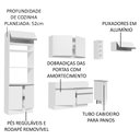 Ver imagem 4 de Armário de Cozinha Completa 290cm Branco Safira Madesa 14