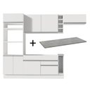 Ver imagem 1 de Armário de Cozinha Completa 290cm Branco Safira Madesa 14