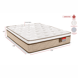 Colchão Queen Imperial Látex Gel 158x198x34 Reconflex - 3
