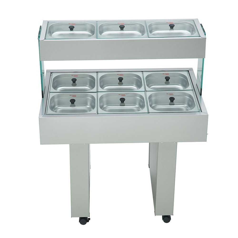 Buffet Self Service Bm Duplo 9 Cubas 6 Quentes E 3 Frias - Edanca 220v - 1