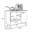 Ver imagem 4 de Balcão Moderno P/ Cooktop Fit | Nicioli