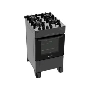 Fogão 4 Bocas com Mesa de Vidro Atlas Mônaco Top Glass