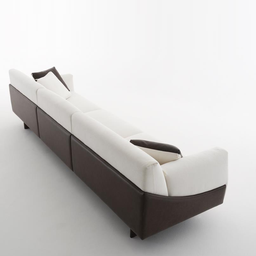 Sofá Hebe Molas Nozag no Assento Mais Durabilidade e Conforto 3,10m Linho Bege - 5 Lugares - 3