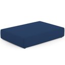 Ver imagem 1 de Puff Pet Cama Estofada para Cachorro Marley L02 Suede Azul Marinho - Inoviza