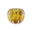 Ver imagem 1 de Cachepot Mini Murano Liceu Âmbar PP Cristais Labone