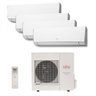 Ar Condicionado Multi Quadri Split Inverter 27000 Btus (4x9000 Btus) Hwe Fujitsu Quente/frio 220v - 1
