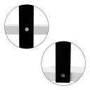 Ver imagem 6 de Prateleira Vita Design Industrial Estante 60x30cm Preto e Branco