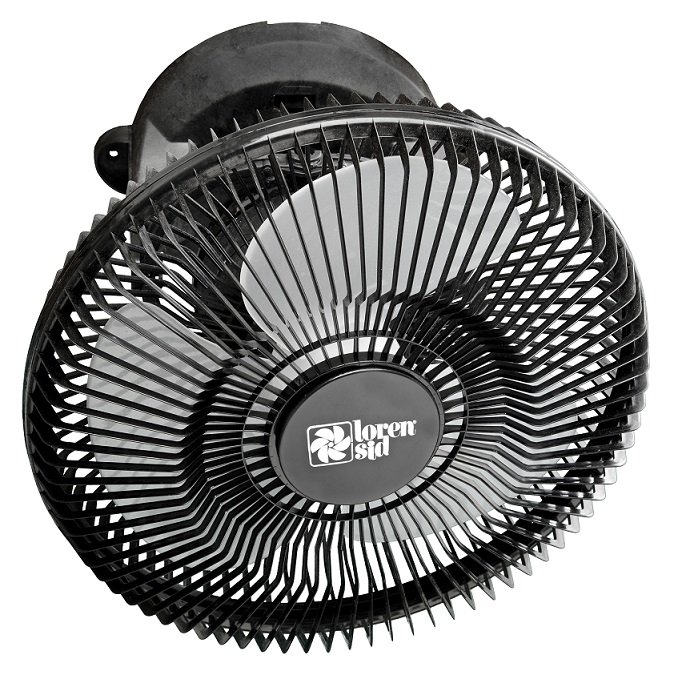 Ventilador de Teto com Controle Remoto Orbital 360 Loren Sid 30Cm Preto Bivolt - 2